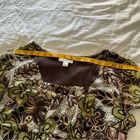 DRESS BARN,  FLORAL BLOUSE, SIZE:XL - Picture 6 of 12